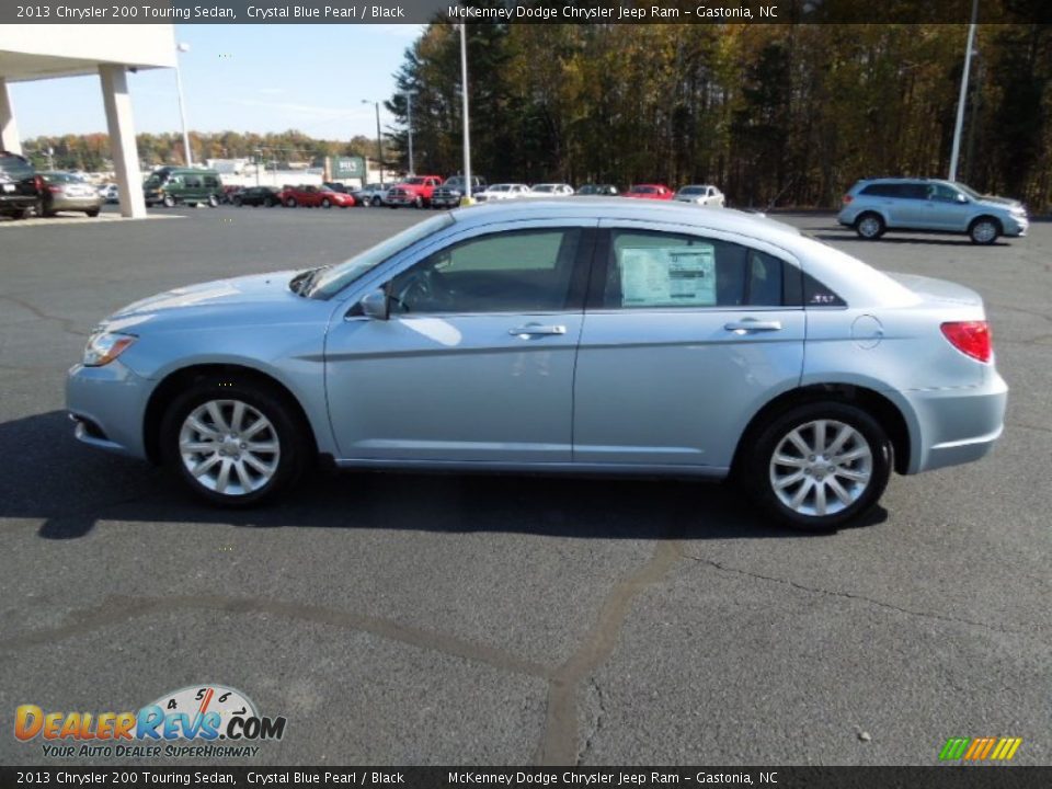2013 Chrysler 200 Touring Sedan Crystal Blue Pearl / Black Photo #3