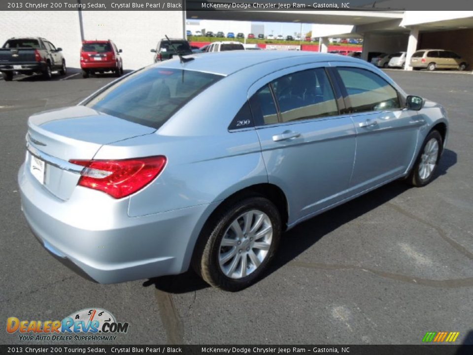 2013 Chrysler 200 Touring Sedan Crystal Blue Pearl / Black Photo #5