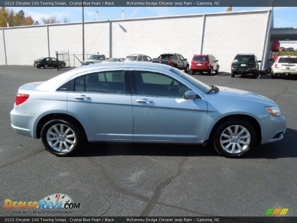 2013 Chrysler 200 Touring Sedan Crystal Blue Pearl / Black Photo #6