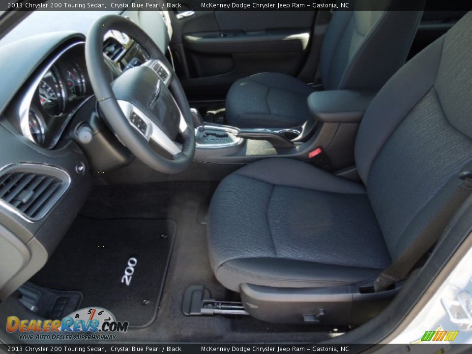 2013 Chrysler 200 Touring Sedan Crystal Blue Pearl / Black Photo #8