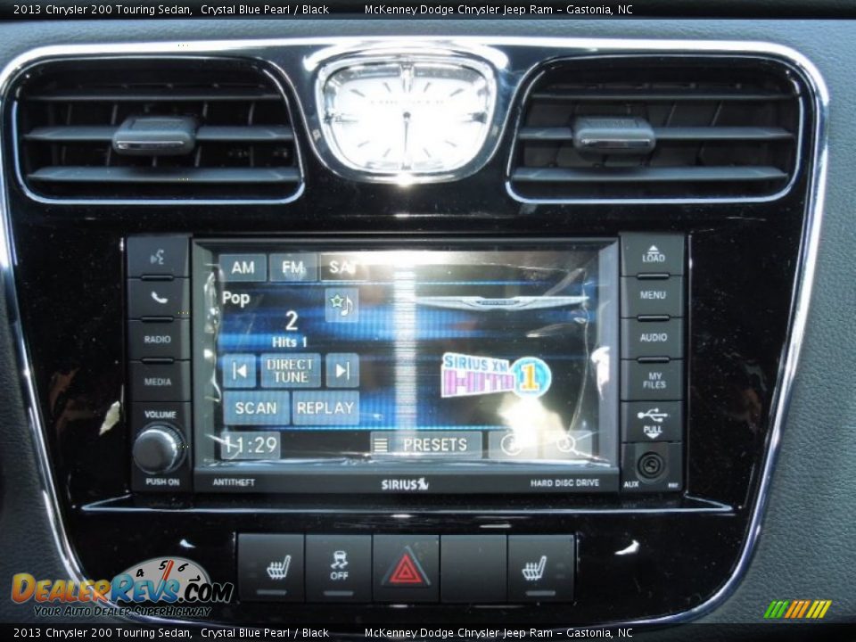 2013 Chrysler 200 Touring Sedan Crystal Blue Pearl / Black Photo #15