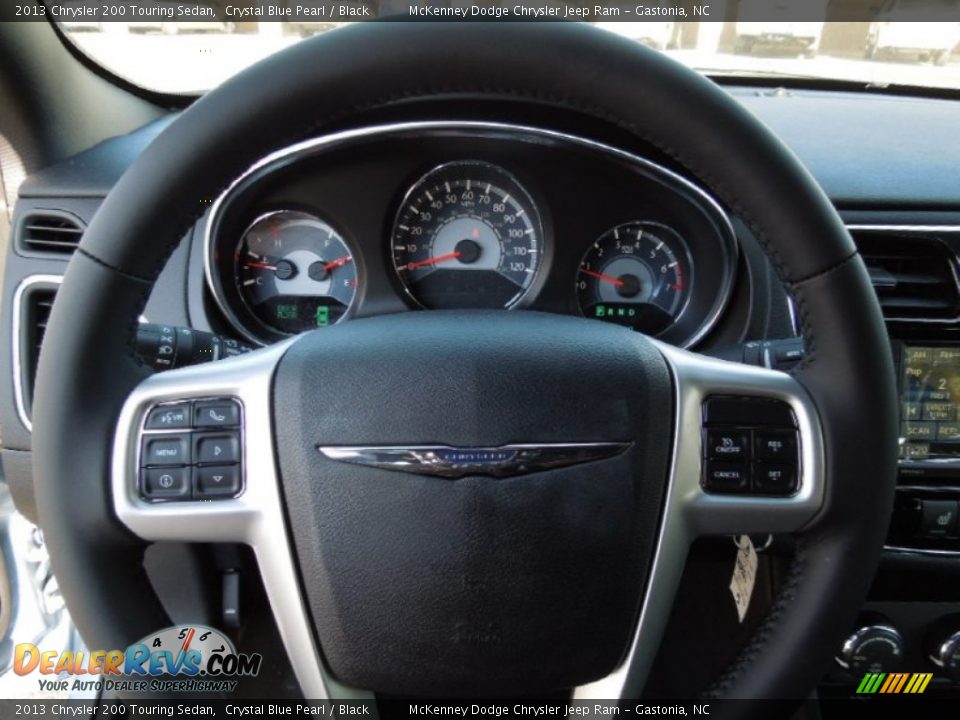 2013 Chrysler 200 Touring Sedan Crystal Blue Pearl / Black Photo #16