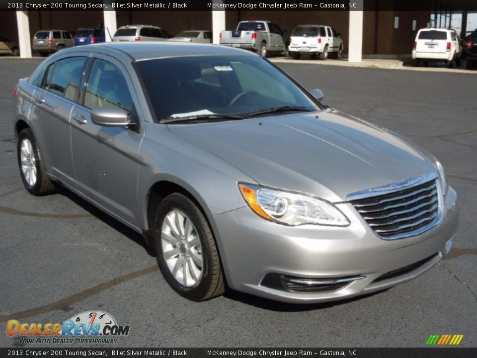 2013 Chrysler 200 Touring Sedan Billet Silver Metallic / Black Photo #1