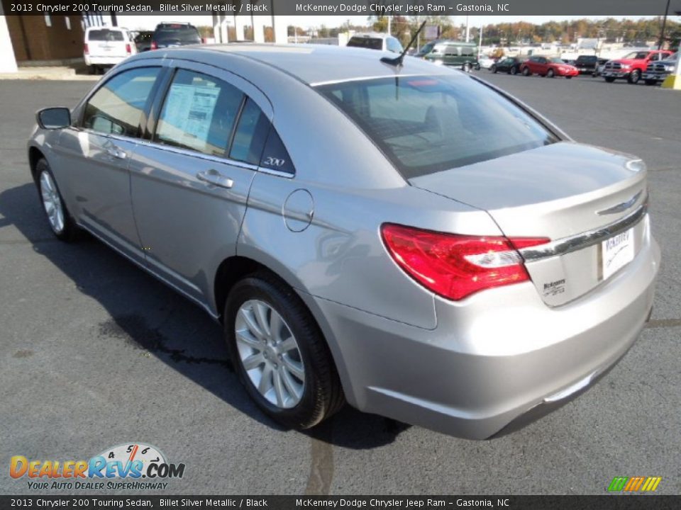2013 Chrysler 200 Touring Sedan Billet Silver Metallic / Black Photo #4