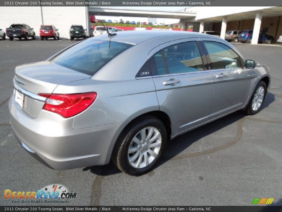 2013 Chrysler 200 Touring Sedan Billet Silver Metallic / Black Photo #5