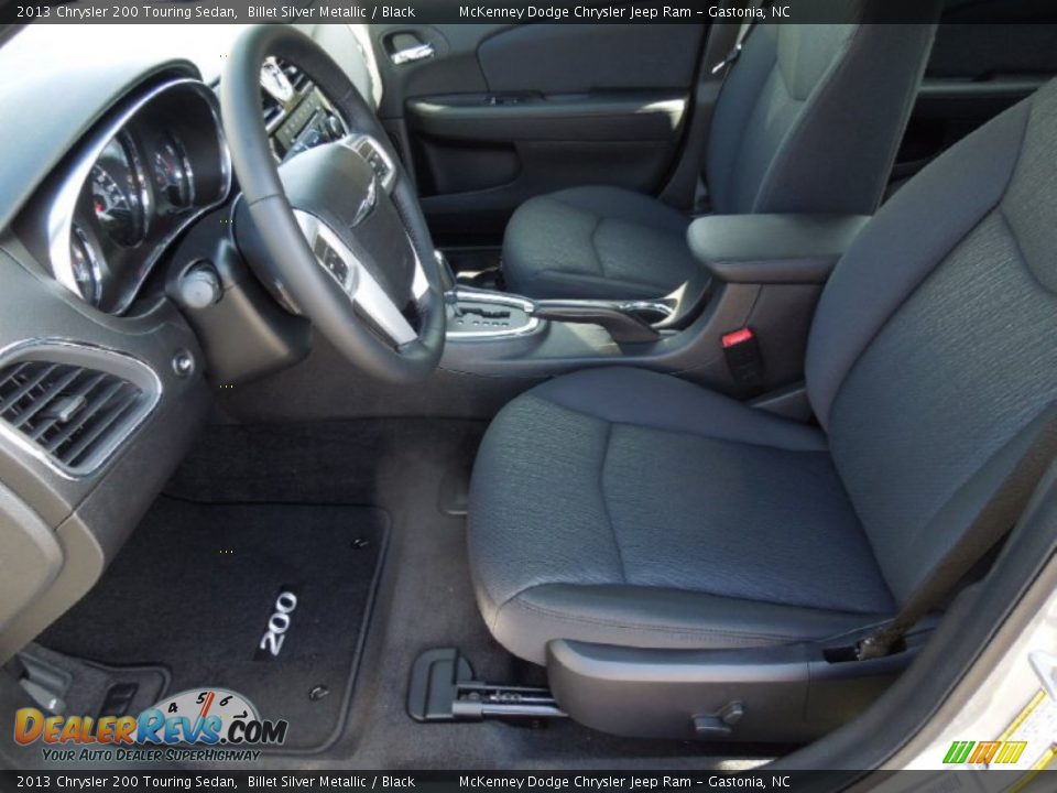 2013 Chrysler 200 Touring Sedan Billet Silver Metallic / Black Photo #8