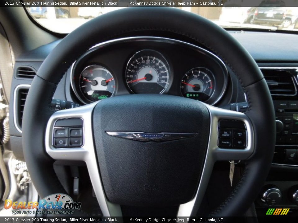 2013 Chrysler 200 Touring Sedan Billet Silver Metallic / Black Photo #15