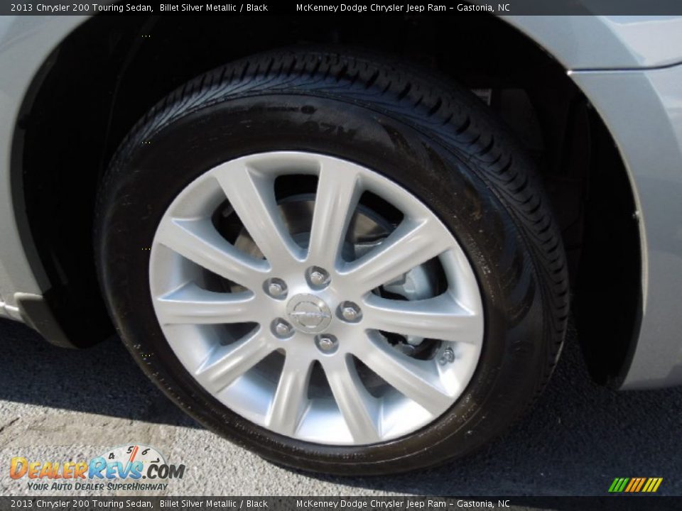 2013 Chrysler 200 Touring Sedan Billet Silver Metallic / Black Photo #25