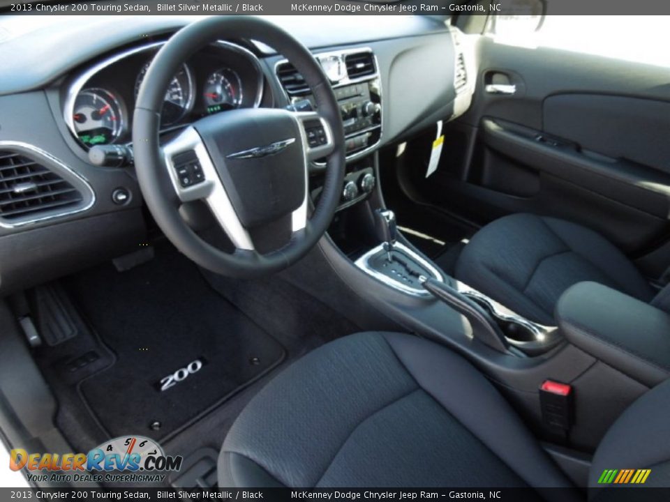 2013 Chrysler 200 Touring Sedan Billet Silver Metallic / Black Photo #27