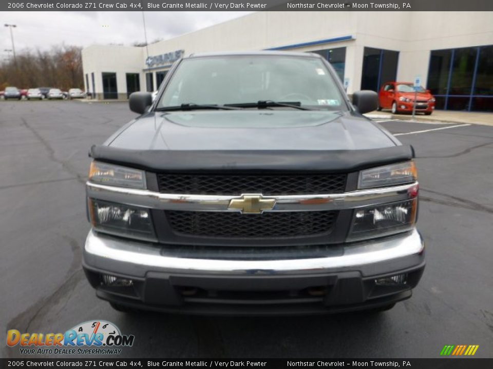 2006 Chevrolet Colorado Z71 Crew Cab 4x4 Blue Granite Metallic / Very Dark Pewter Photo #8