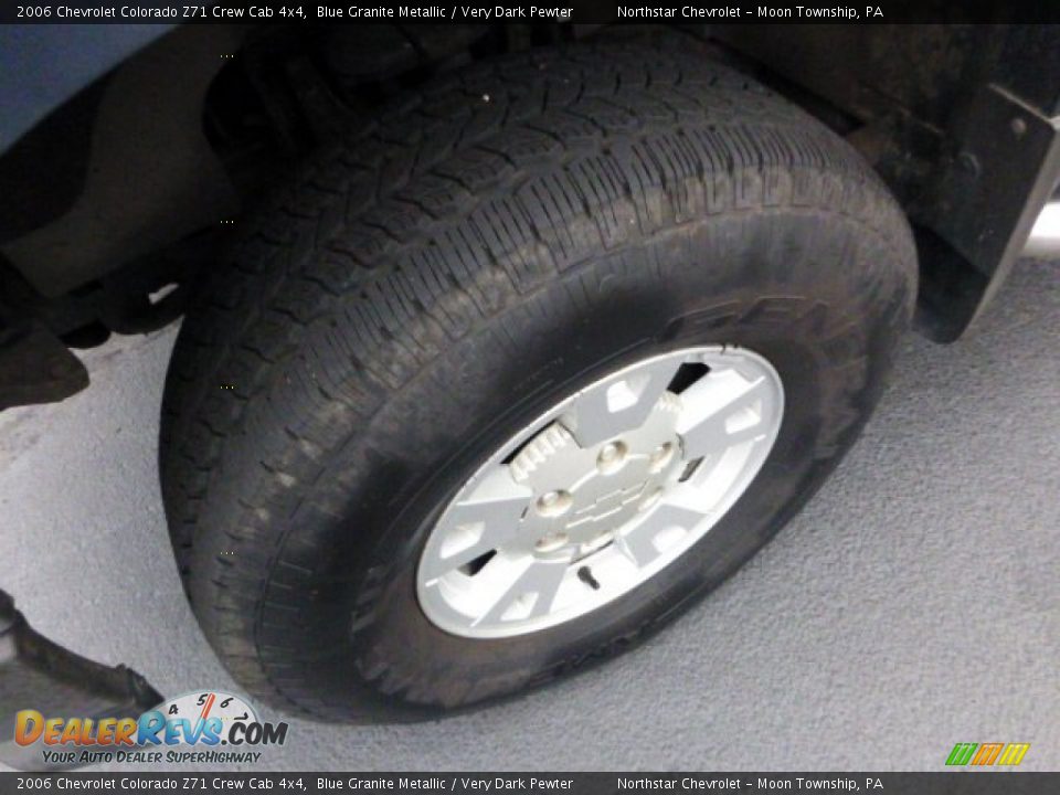 2006 Chevrolet Colorado Z71 Crew Cab 4x4 Blue Granite Metallic / Very Dark Pewter Photo #9