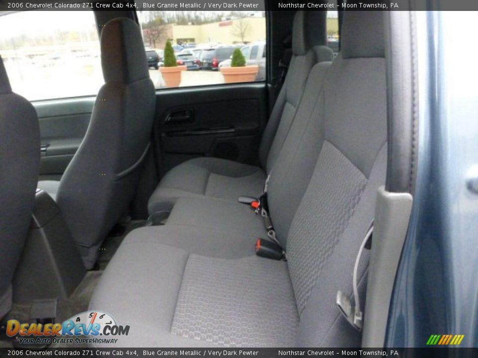 2006 Chevrolet Colorado Z71 Crew Cab 4x4 Blue Granite Metallic / Very Dark Pewter Photo #11