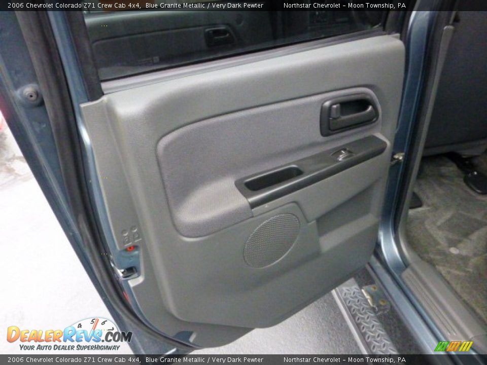 2006 Chevrolet Colorado Z71 Crew Cab 4x4 Blue Granite Metallic / Very Dark Pewter Photo #13