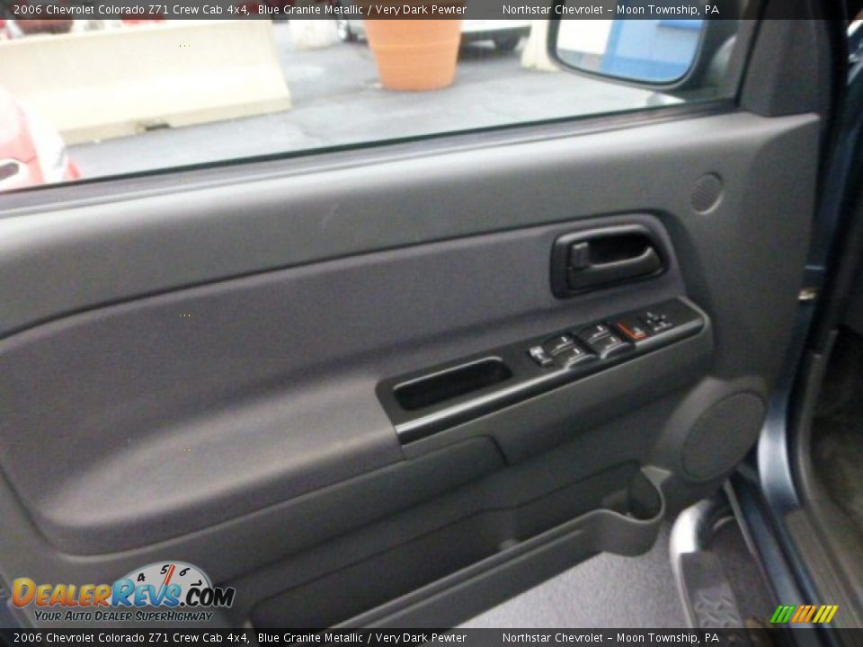 2006 Chevrolet Colorado Z71 Crew Cab 4x4 Blue Granite Metallic / Very Dark Pewter Photo #14