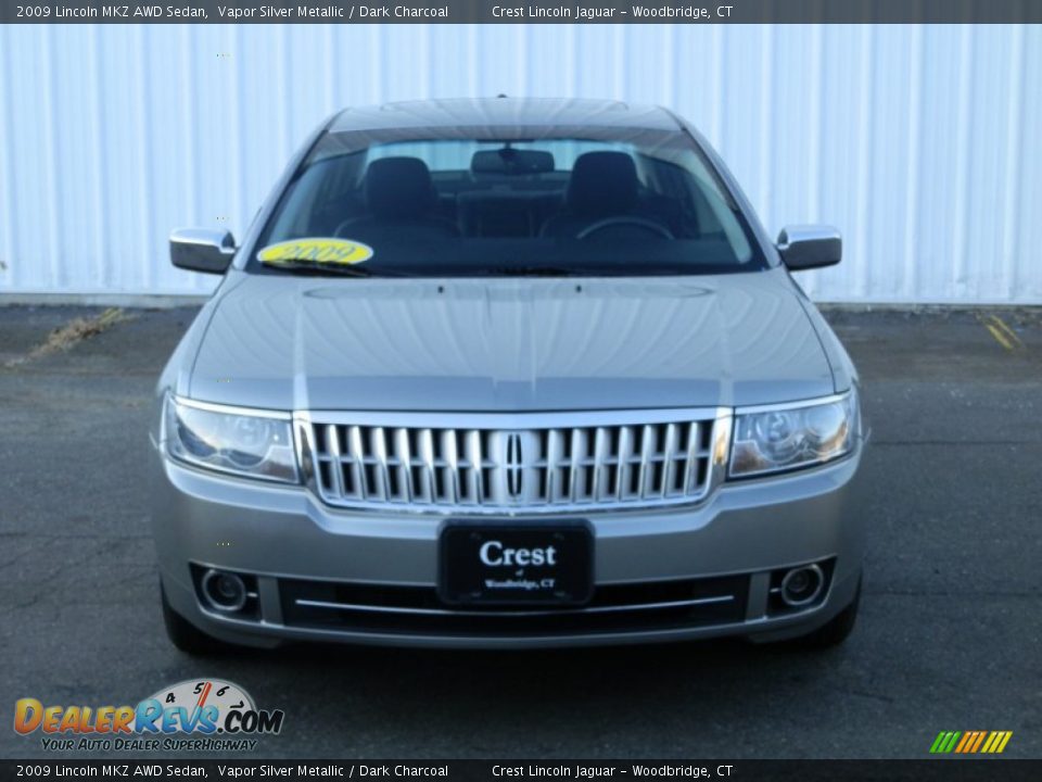 2009 Lincoln MKZ AWD Sedan Vapor Silver Metallic / Dark Charcoal Photo #2