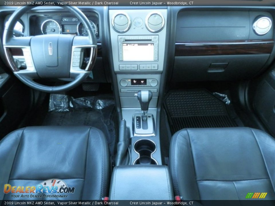 2009 Lincoln MKZ AWD Sedan Vapor Silver Metallic / Dark Charcoal Photo #10