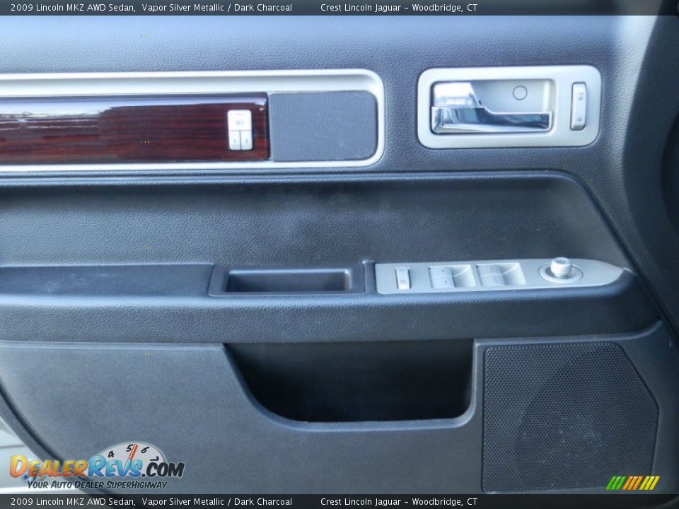 2009 Lincoln MKZ AWD Sedan Vapor Silver Metallic / Dark Charcoal Photo #13