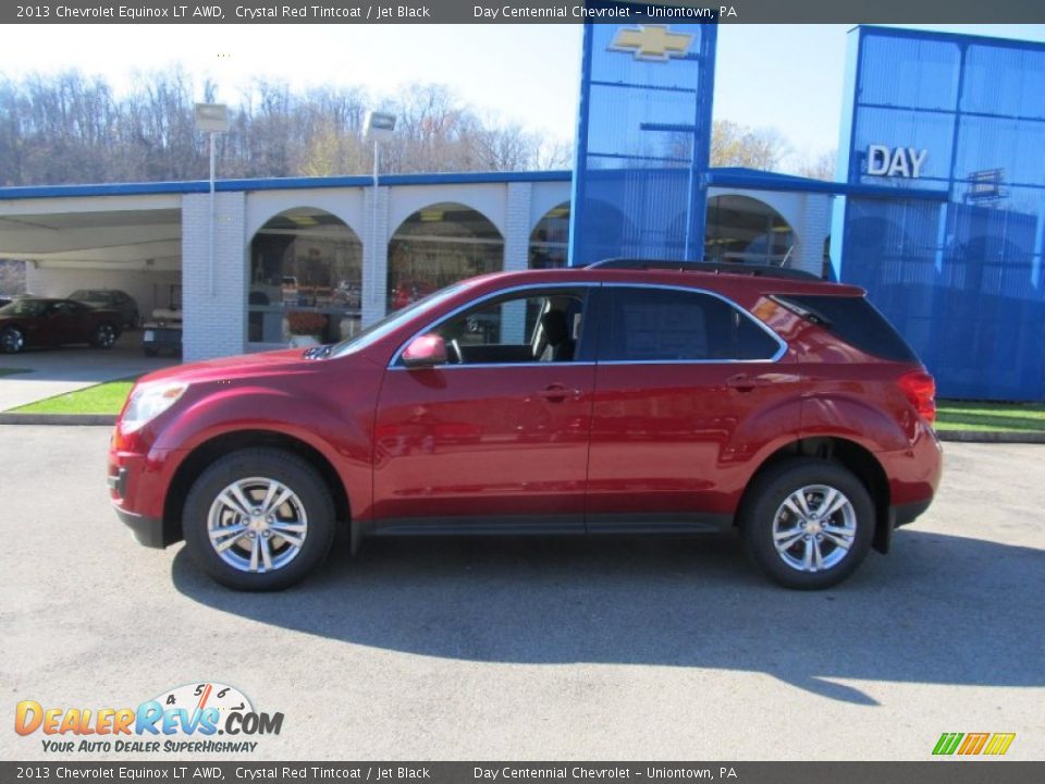 2013 Chevrolet Equinox LT AWD Crystal Red Tintcoat / Jet Black Photo #2