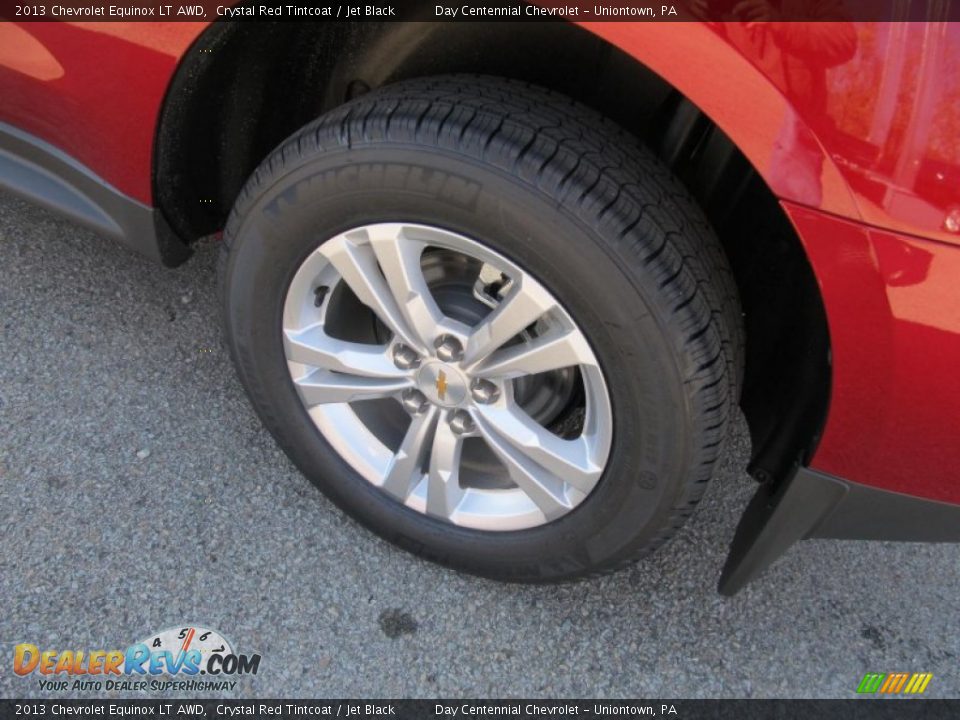 2013 Chevrolet Equinox LT AWD Crystal Red Tintcoat / Jet Black Photo #3