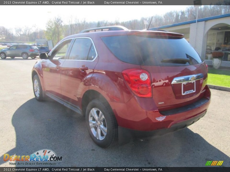 2013 Chevrolet Equinox LT AWD Crystal Red Tintcoat / Jet Black Photo #4