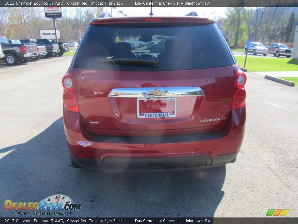 2013 Chevrolet Equinox LT AWD Crystal Red Tintcoat / Jet Black Photo #5