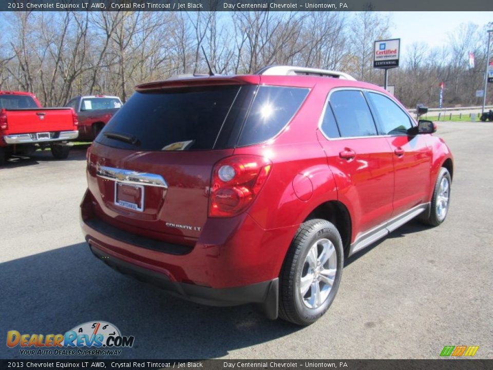2013 Chevrolet Equinox LT AWD Crystal Red Tintcoat / Jet Black Photo #7