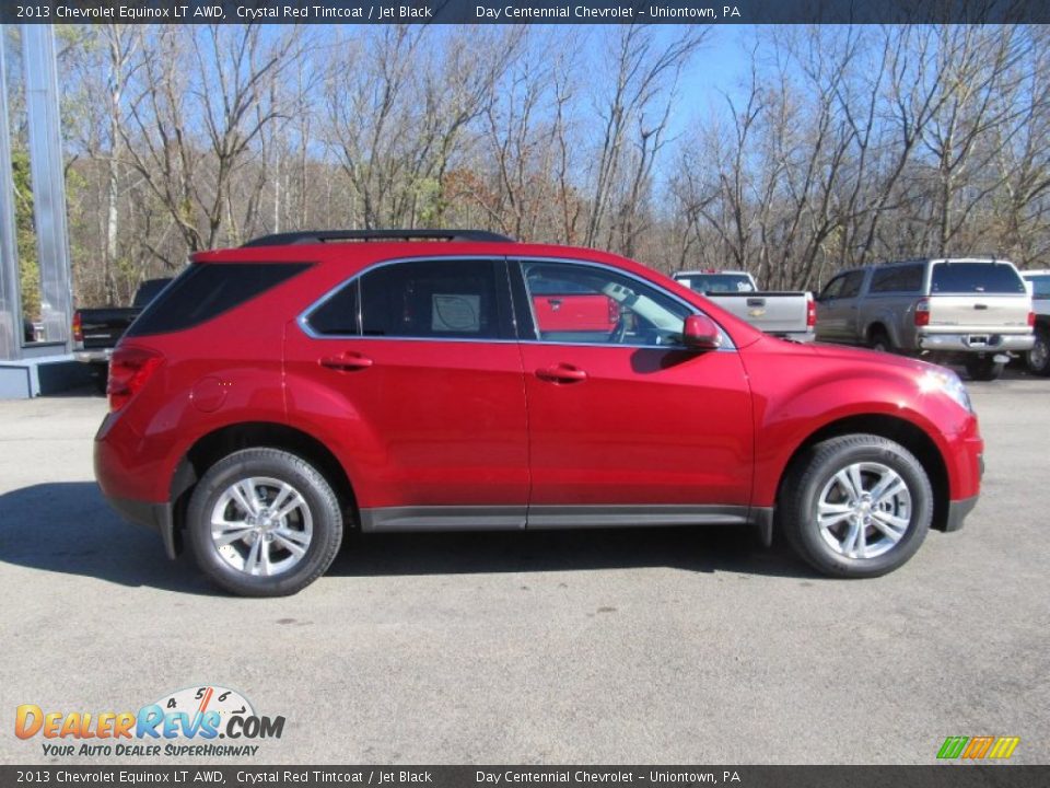 2013 Chevrolet Equinox LT AWD Crystal Red Tintcoat / Jet Black Photo #8