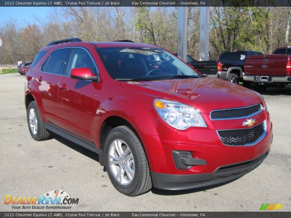 2013 Chevrolet Equinox LT AWD Crystal Red Tintcoat / Jet Black Photo #10