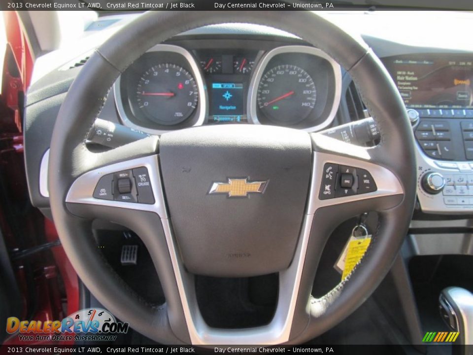 2013 Chevrolet Equinox LT AWD Crystal Red Tintcoat / Jet Black Photo #15