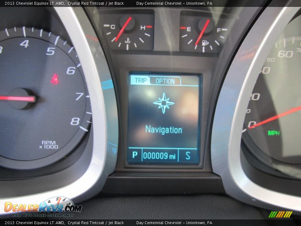 2013 Chevrolet Equinox LT AWD Crystal Red Tintcoat / Jet Black Photo #20