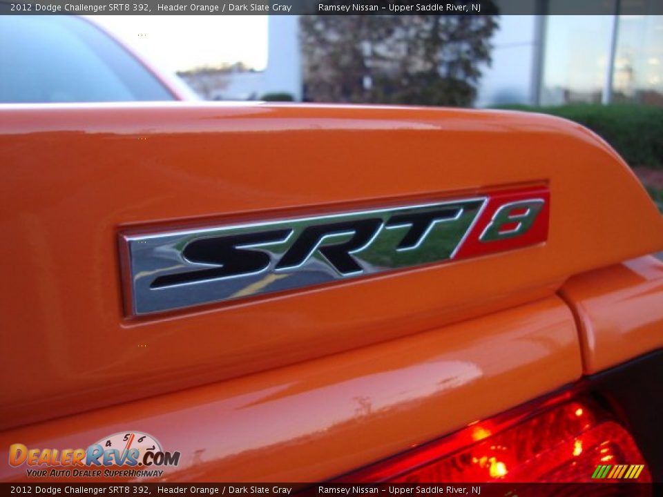 2012 Dodge Challenger SRT8 392 Header Orange / Dark Slate Gray Photo #4