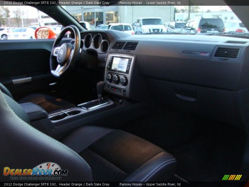 2012 Dodge Challenger SRT8 392 Header Orange / Dark Slate Gray Photo #21