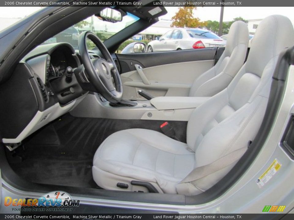 Titanium Gray Interior - 2006 Chevrolet Corvette Convertible Photo #2