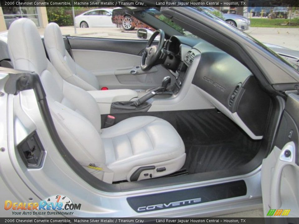 Titanium Gray Interior - 2006 Chevrolet Corvette Convertible Photo #4