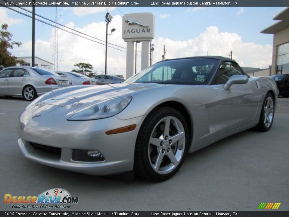 2006 Chevrolet Corvette Convertible Machine Silver Metallic / Titanium Gray Photo #5