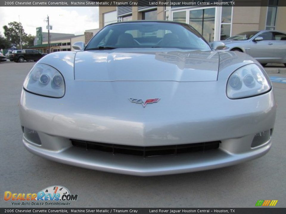 2006 Chevrolet Corvette Convertible Machine Silver Metallic / Titanium Gray Photo #6