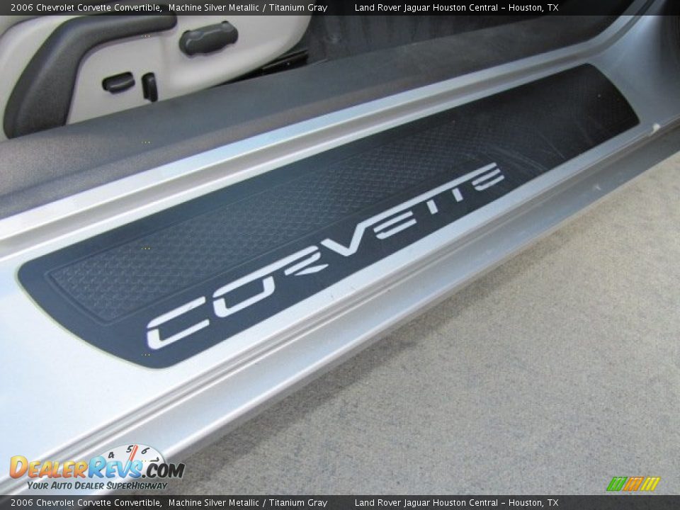 2006 Chevrolet Corvette Convertible Machine Silver Metallic / Titanium Gray Photo #18