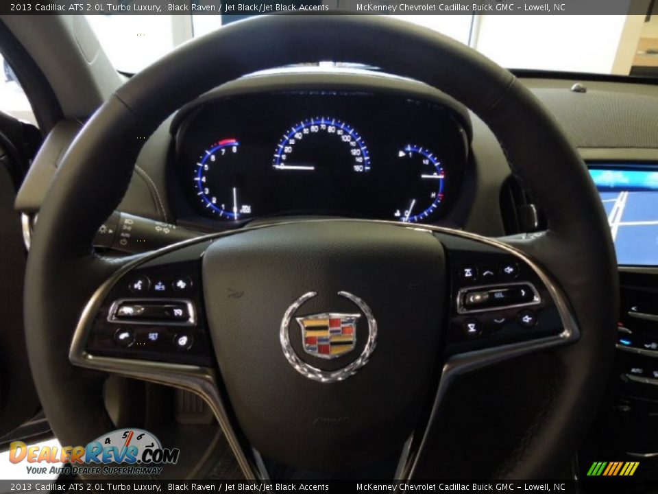 2013 Cadillac ATS 2.0L Turbo Luxury Steering Wheel Photo #16