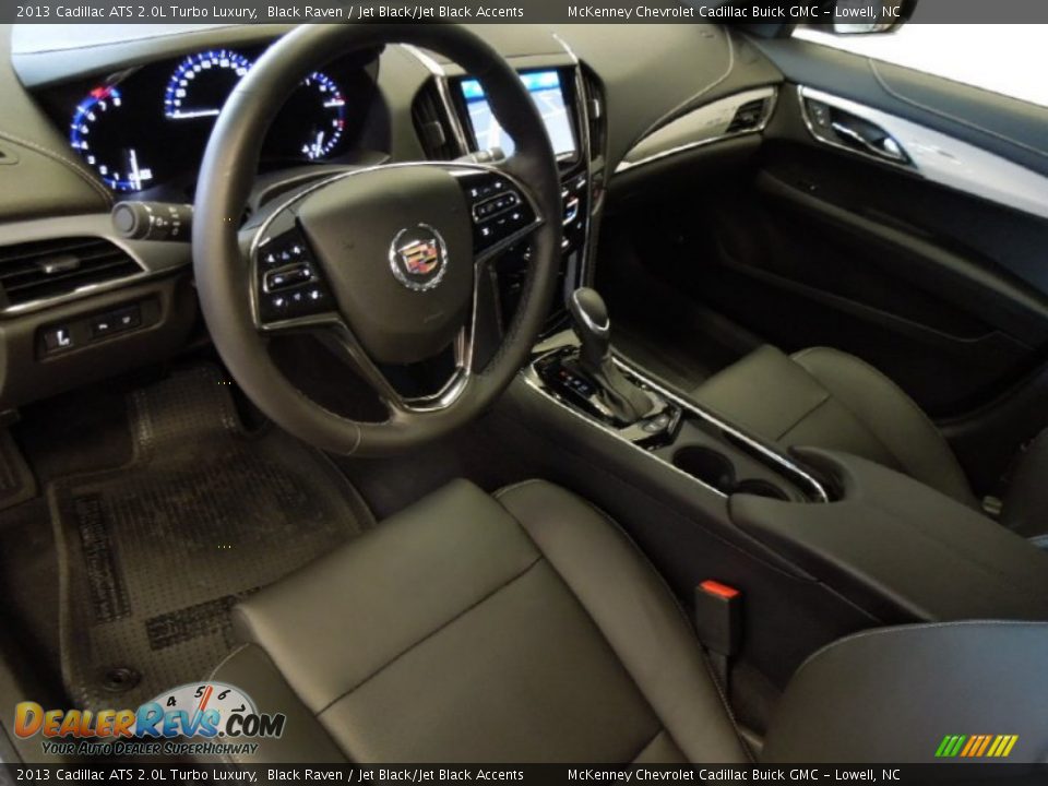 Jet Black/Jet Black Accents Interior - 2013 Cadillac ATS 2.0L Turbo Luxury Photo #27