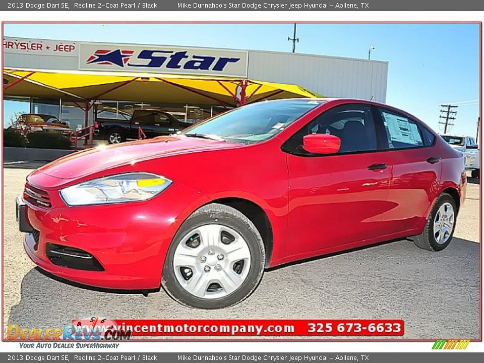 2013 Dodge Dart SE Redline 2-Coat Pearl / Black Photo #1