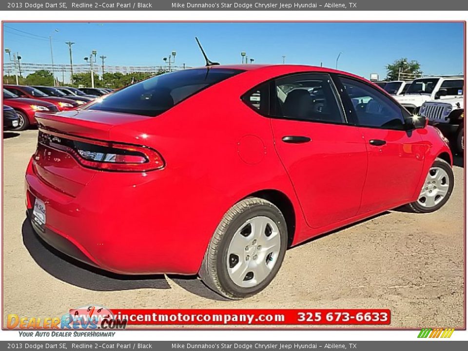 2013 Dodge Dart SE Redline 2-Coat Pearl / Black Photo #6