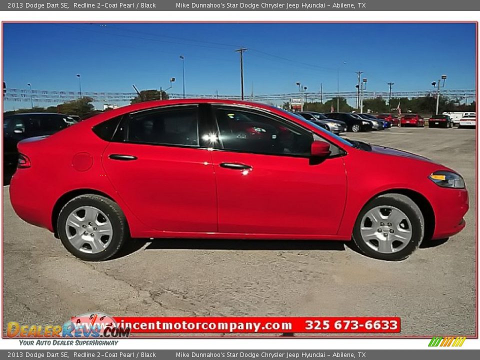 2013 Dodge Dart SE Redline 2-Coat Pearl / Black Photo #7