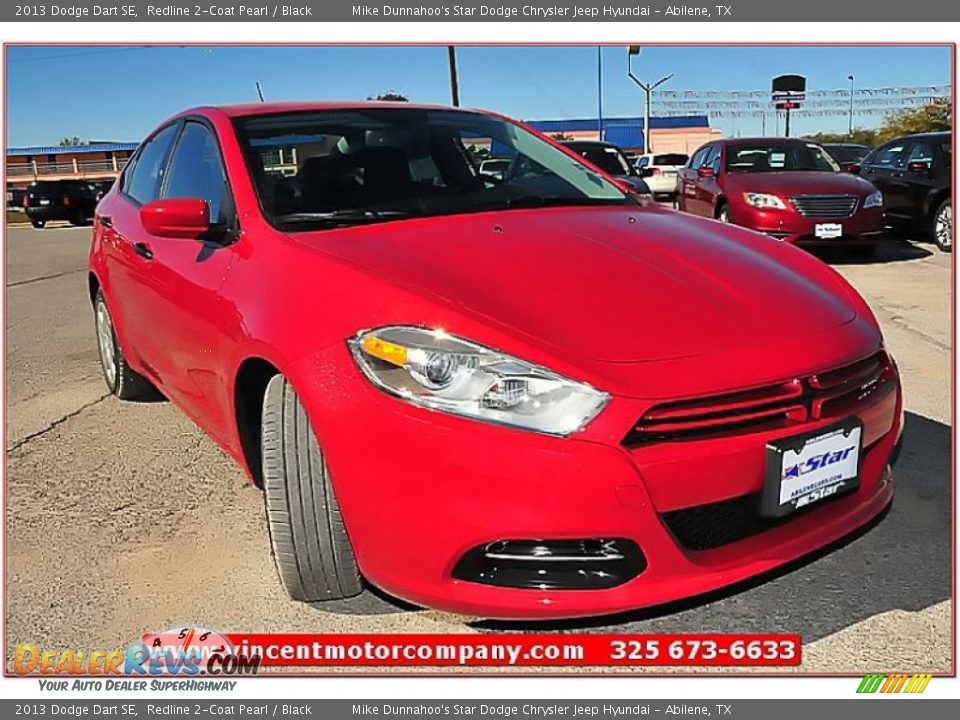 2013 Dodge Dart SE Redline 2-Coat Pearl / Black Photo #8