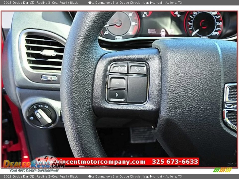 2013 Dodge Dart SE Redline 2-Coat Pearl / Black Photo #14