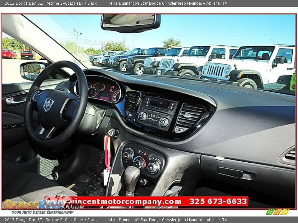2013 Dodge Dart SE Redline 2-Coat Pearl / Black Photo #22