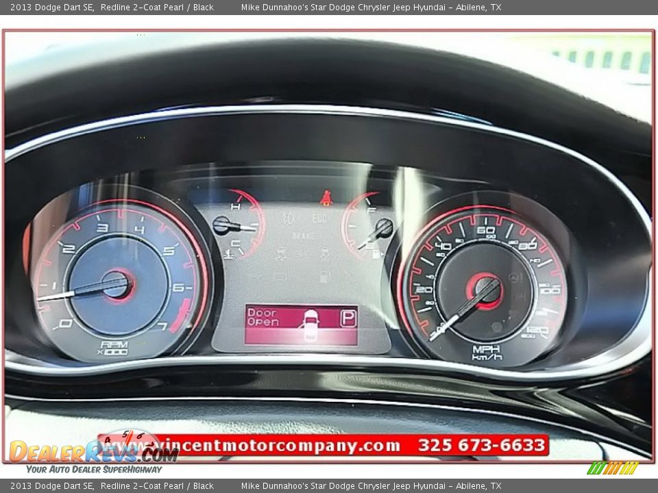 2013 Dodge Dart SE Redline 2-Coat Pearl / Black Photo #28