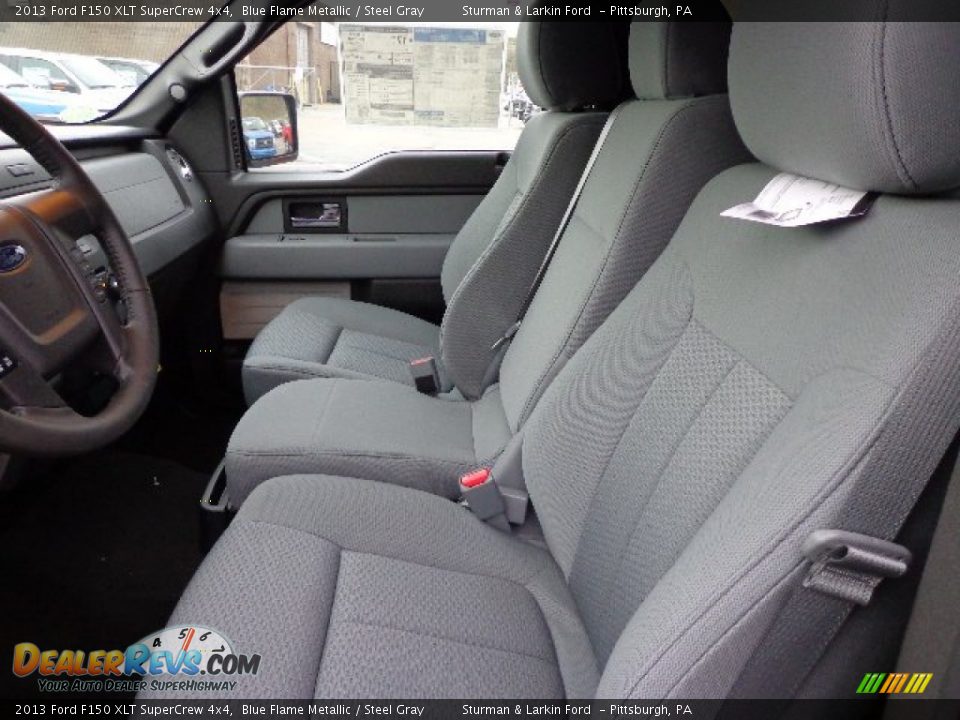 Front Seat of 2013 Ford F150 XLT SuperCrew 4x4 Photo #8