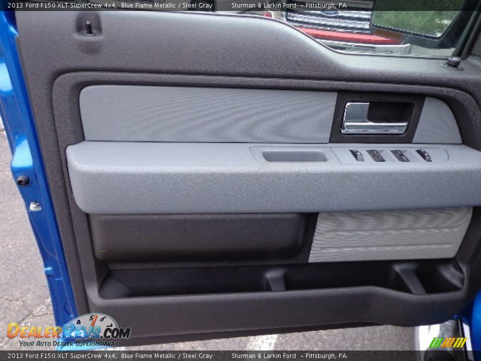 Door Panel of 2013 Ford F150 XLT SuperCrew 4x4 Photo #11