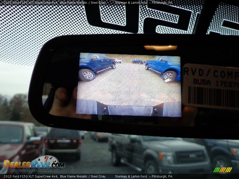 2013 Ford F150 XLT SuperCrew 4x4 Blue Flame Metallic / Steel Gray Photo #13