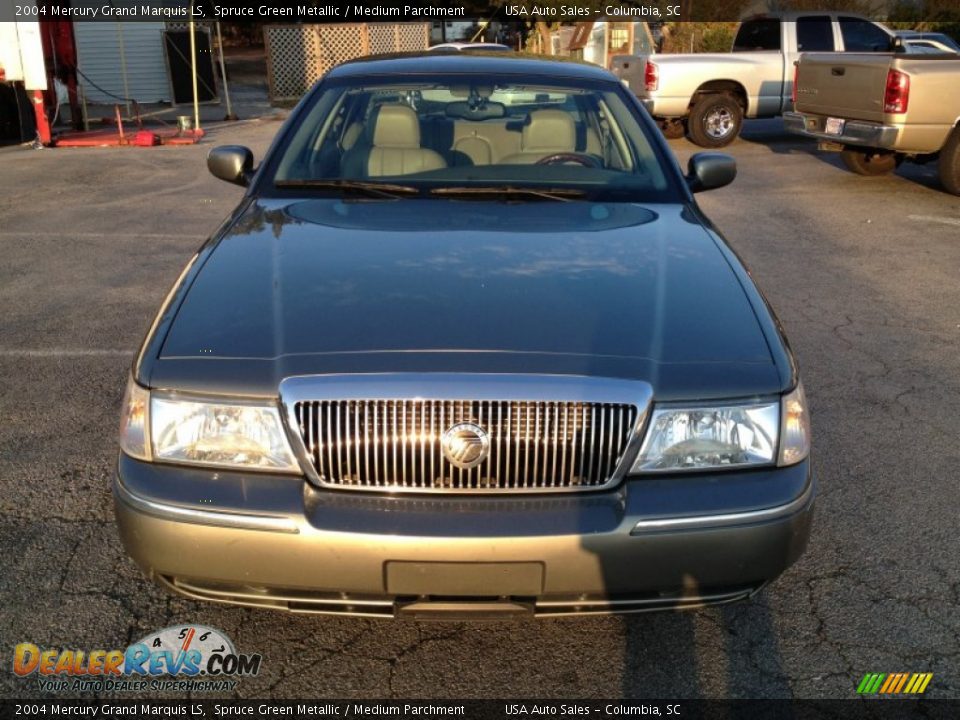 2004 Mercury Grand Marquis LS Spruce Green Metallic / Medium Parchment Photo #1